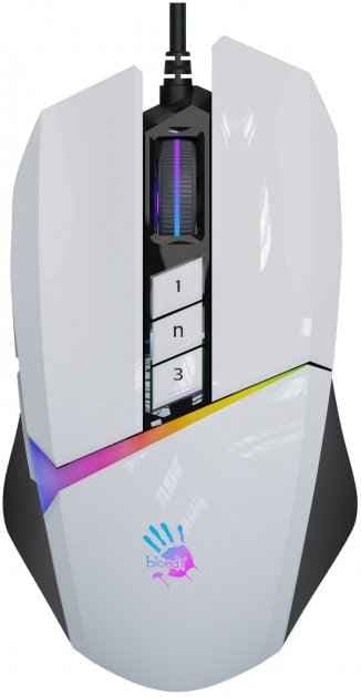 Миша A4Tech Bloody W60 Max USB Panda White