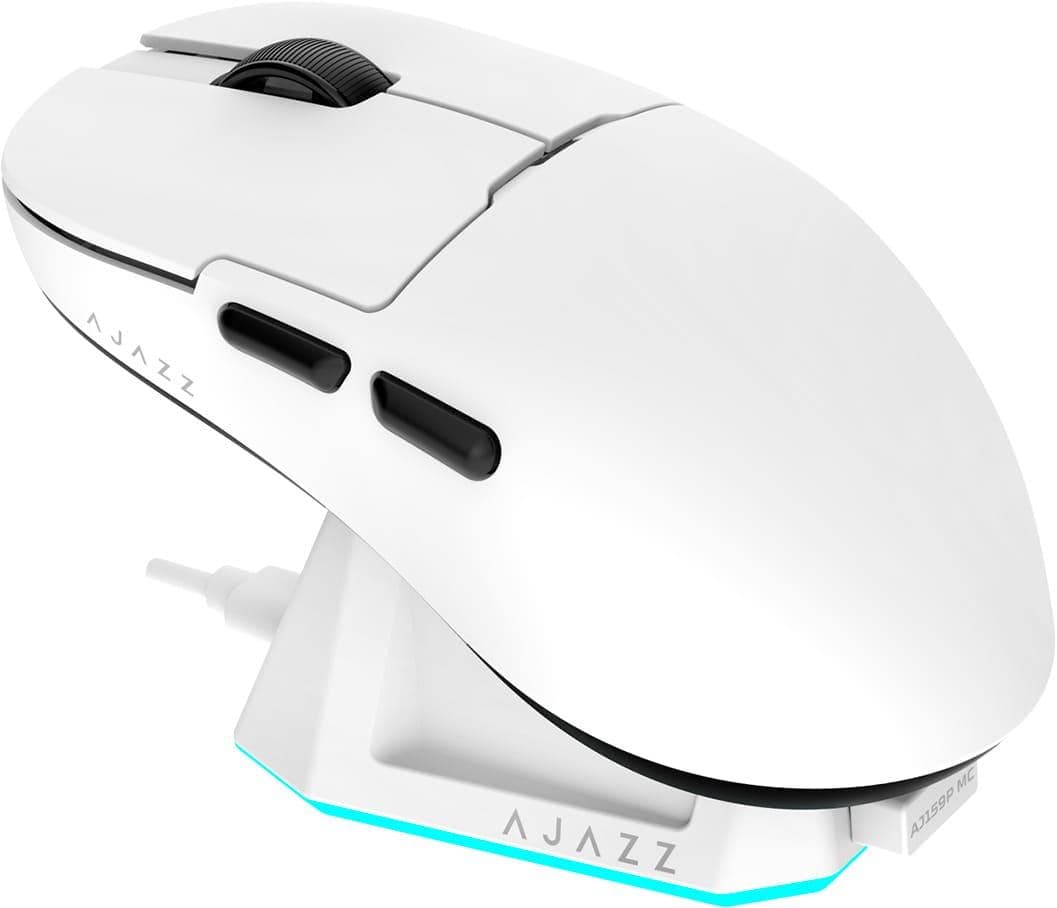 Миша Ajazz AJ159P MC White Charging Dock