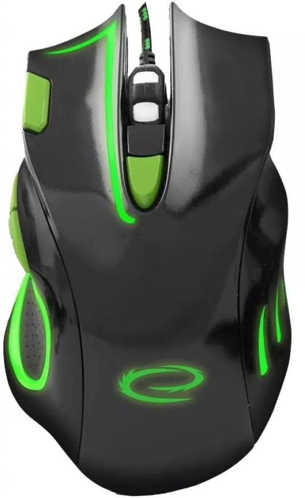 Миша Esperanza MX401 Hawk USB Black-Green (EGM401KG)