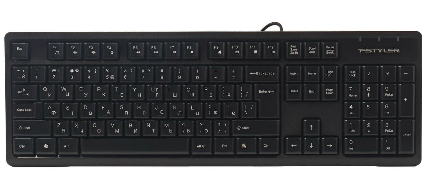 Клавіатура A4Tech Fstyler FK12 (Black)