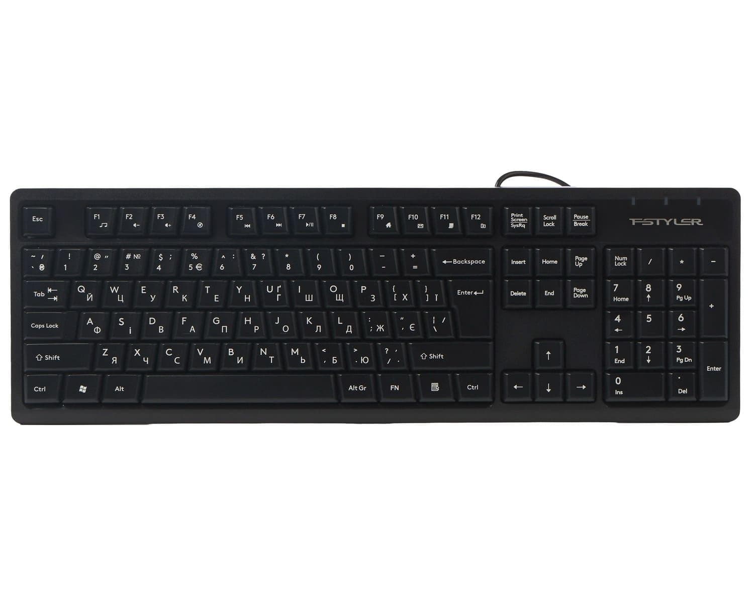 Клавіатура A4Tech Fstyler FKS12 (Black)