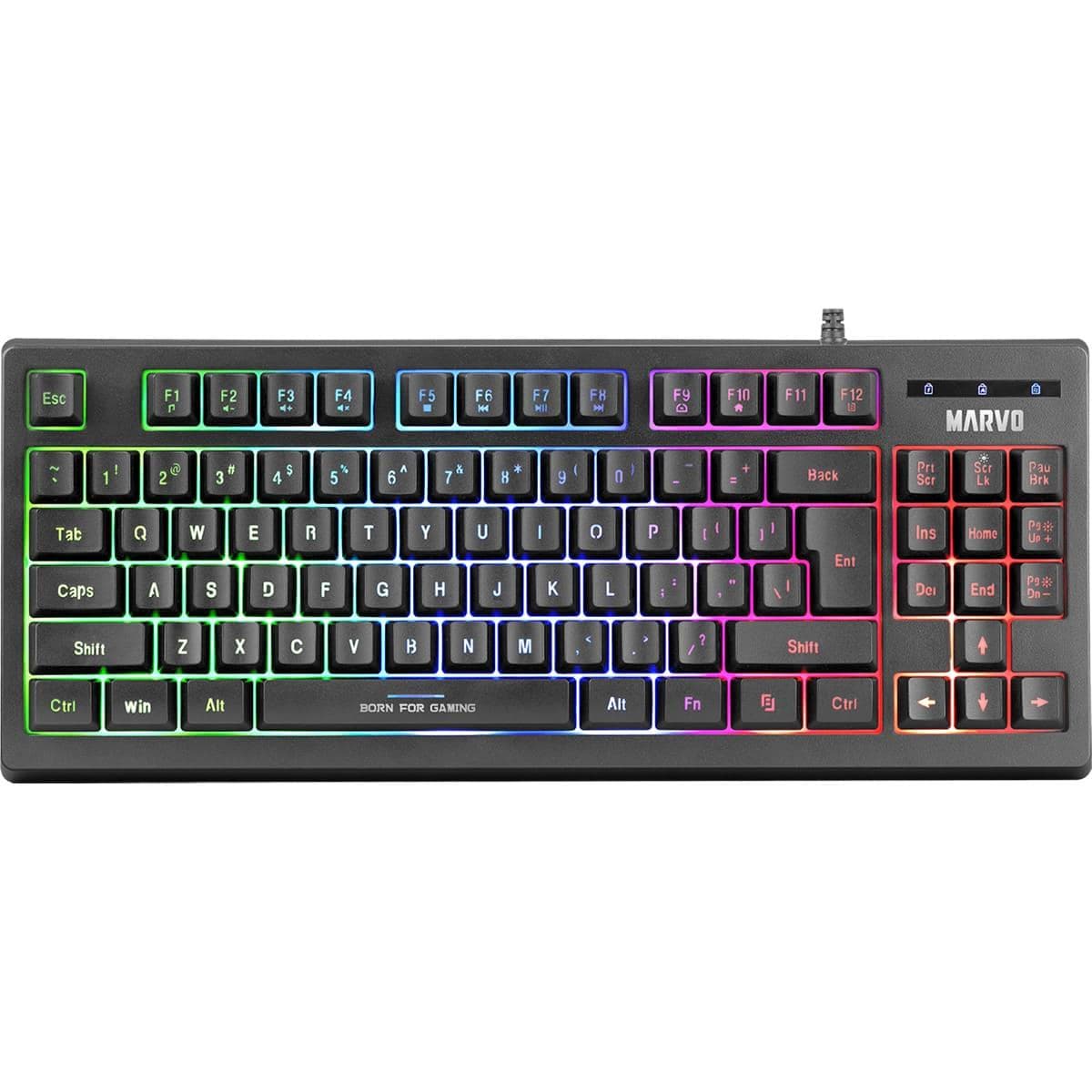 Клавіатура Marvo K607 3 colors-LED USB