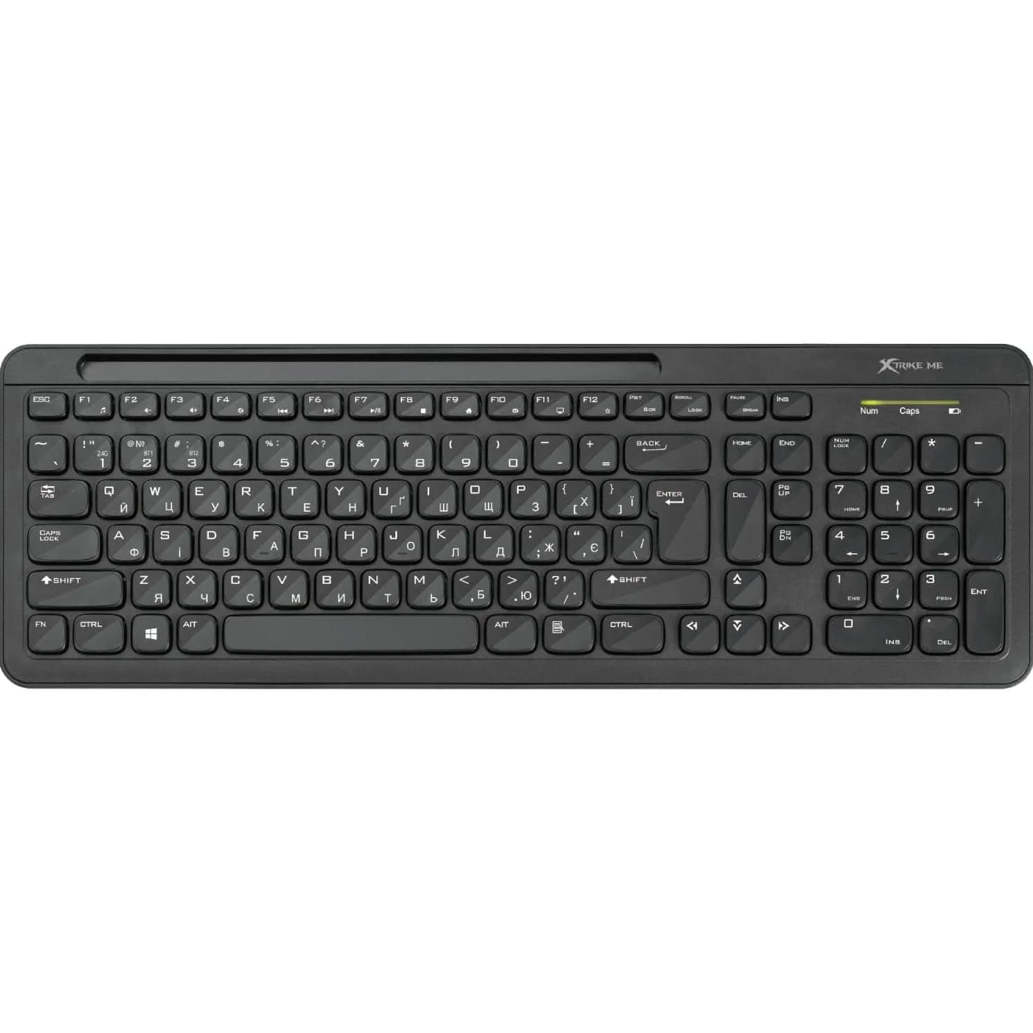 Клавіатура XTRIKE ME KB-303 UA Wireless Black