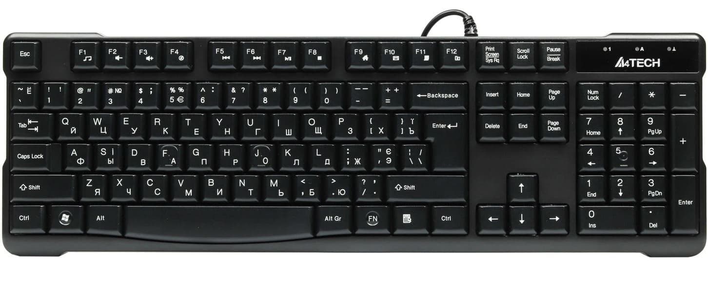 Клавіатура A4TECH KR-750 USB Black