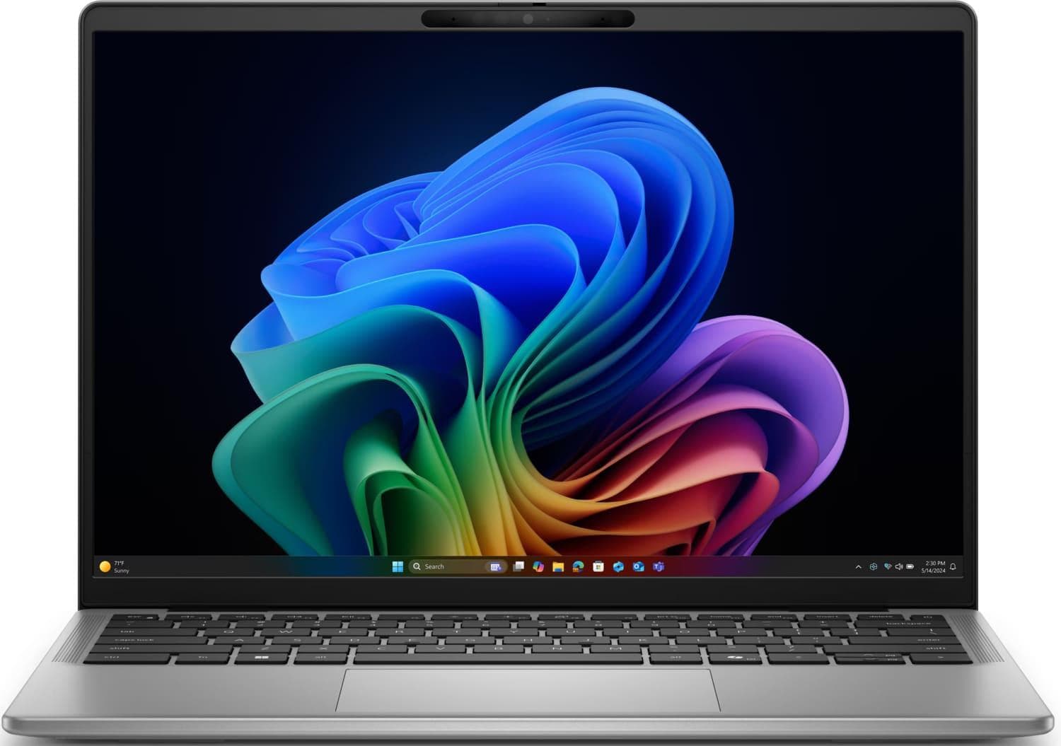 Ноутбук 13 Dell Latitude 7455 13.3" QHD+ IPS Touch, Snapdragon X Elite X1E-80-100, 32GB, F1TB, Qualcomm Adreno, Win11P, сірий