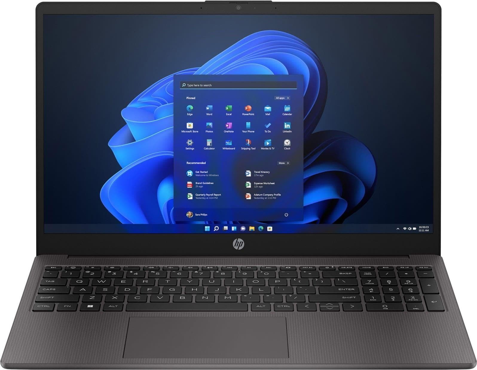 Ноутбук 15.6 HP 255R-G10 FHD AG/Ryzen 3 7335U/16GB/512SSD/UMA/W11H/Black