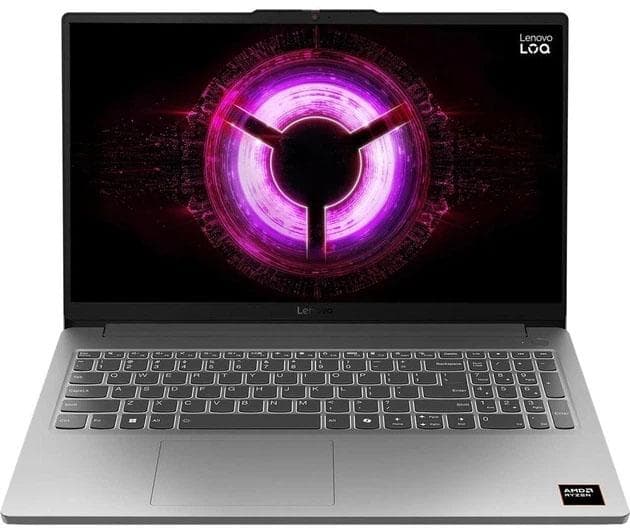 Ноутбук 15.6 Lenovo LOQ 15ARP10E 1920x1080 IPS 144Hz/Ryzen 7 7735HS/16GB/512SSD/RTX 4050 6GB/NOGRAVING/W11H/Gray