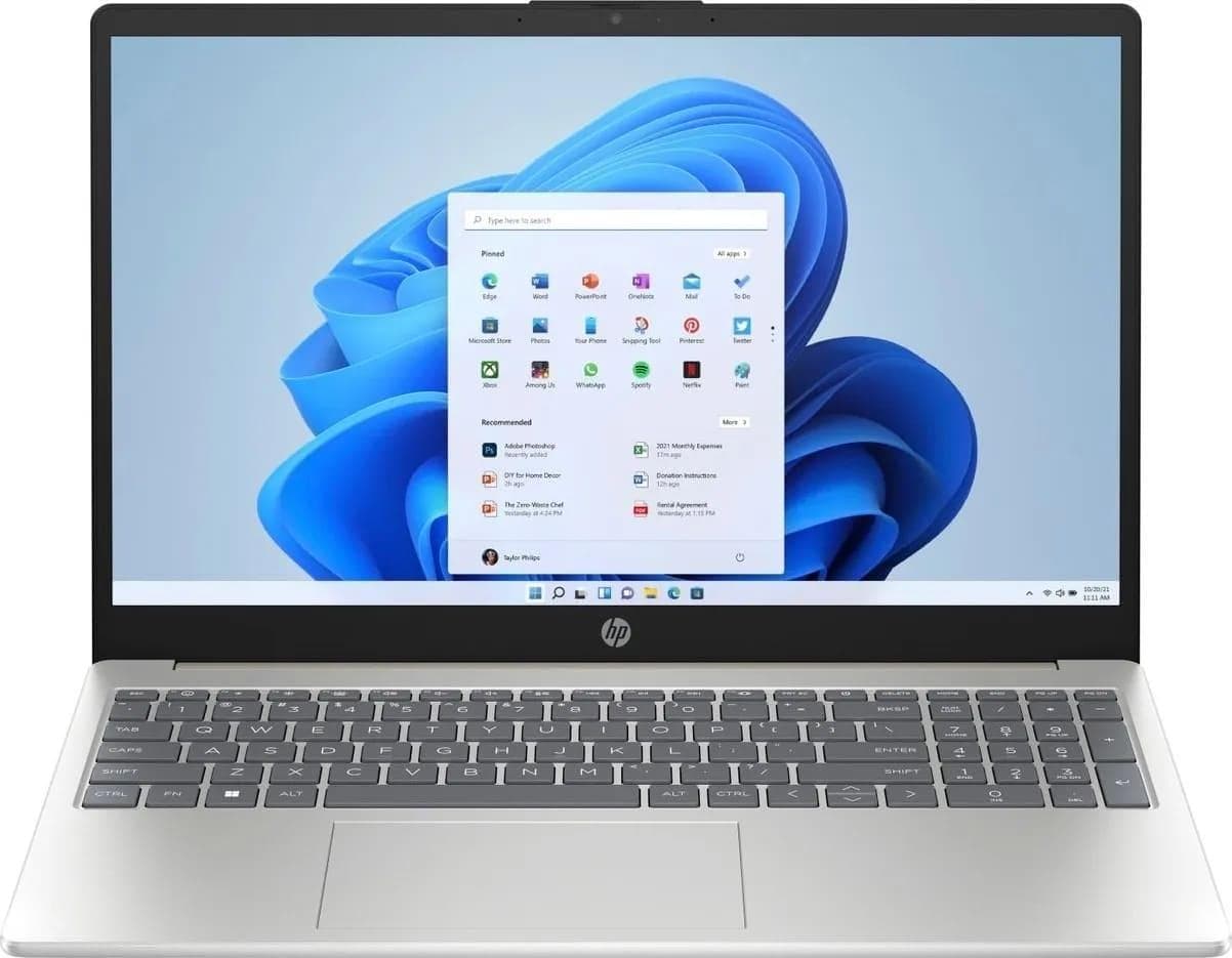 Ноутбук 15.6 HP 15-fd1163ua FHD IPS/Intel Core 3-100U/16GB/512SSD/Intel Graphics/DOS/Gold