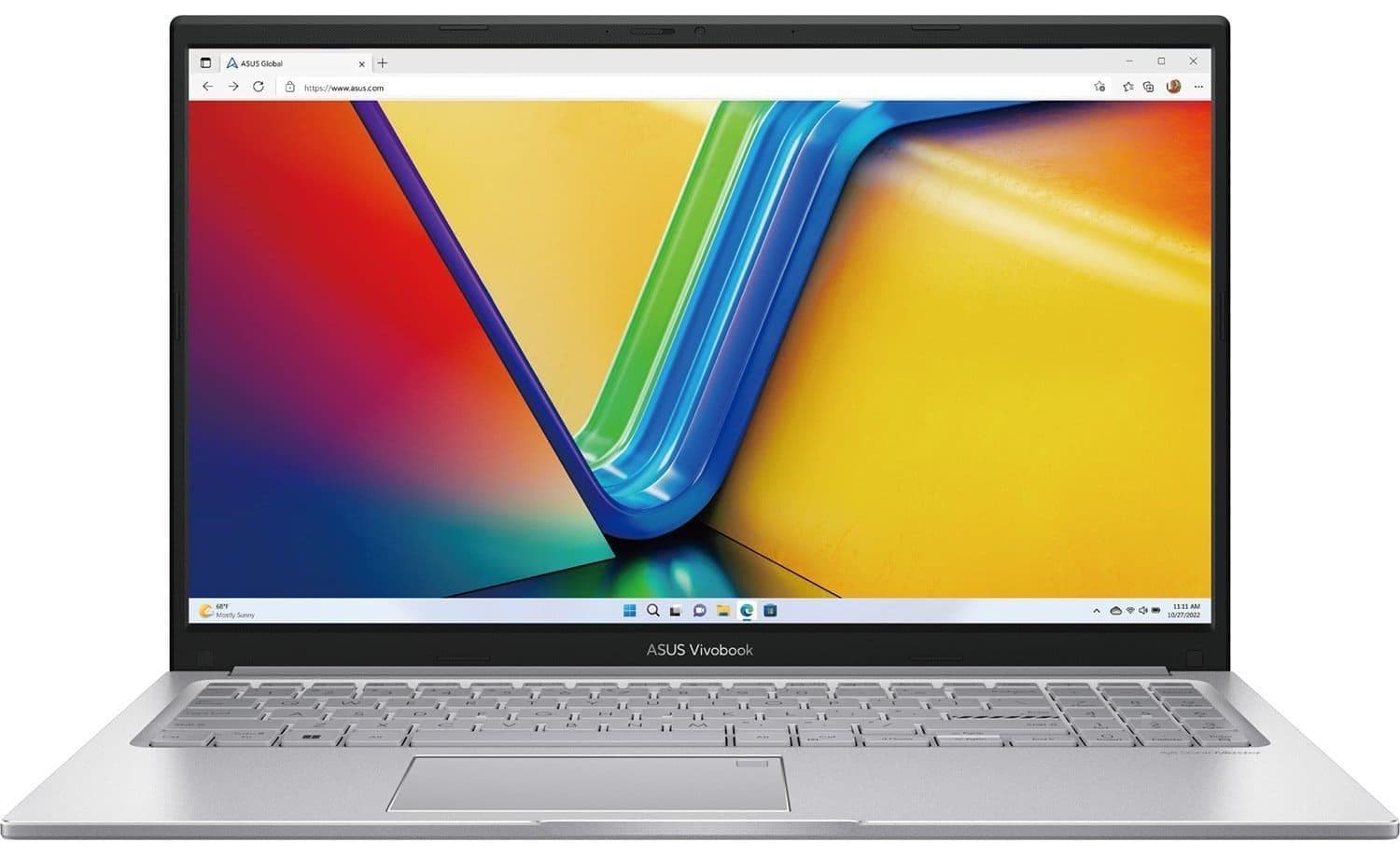 Ноутбук 15.6" ASUS Vivobook 15 (X1504VA-BQ500) Intel Core i3-1315U/16GB/SSD512GB/Intel Graphics/DOS/Silver