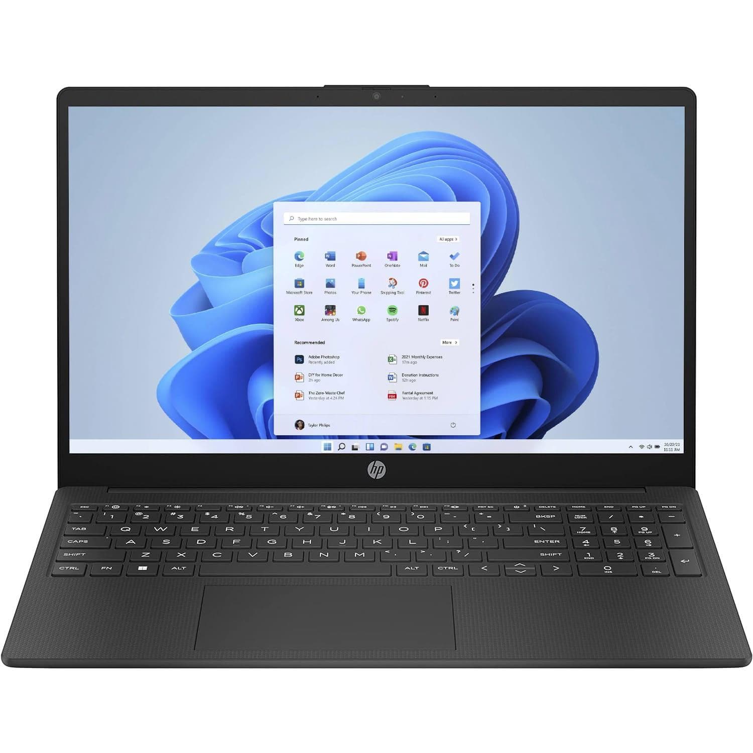 Ноутбук 15.6 HP Laptop 15-fc0249ua FHD/Ryzen 3 7320U/8GB/256SSD/Radeon/DOS/Jet Black