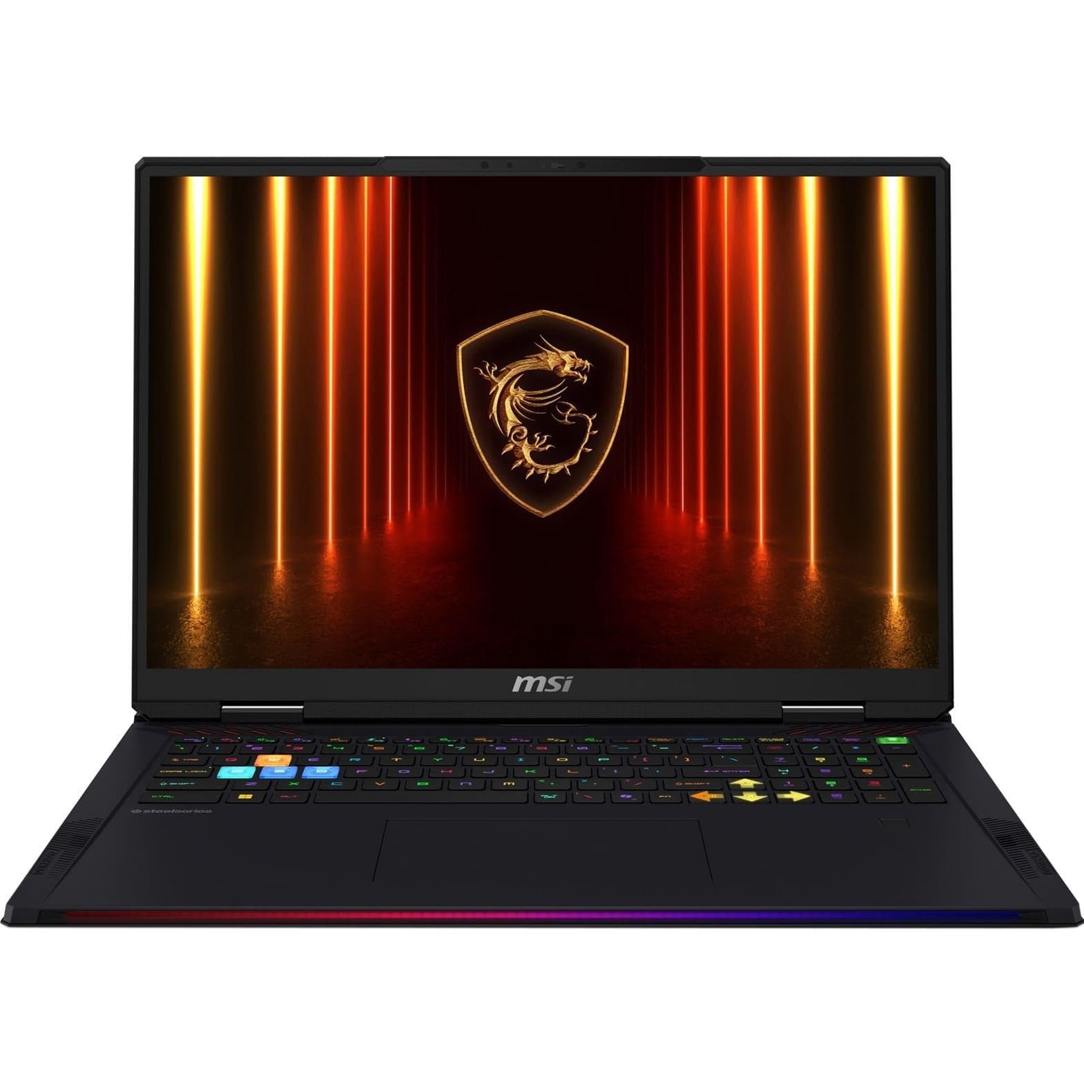 Ноутбук 18 MSI Raider A18 HX A9WJG-208UA UHD+ mini LED 120Hz/Ryzen 9 9955HX3D/32GB/1TB/RTX 5090 24GB/W11/Чорний