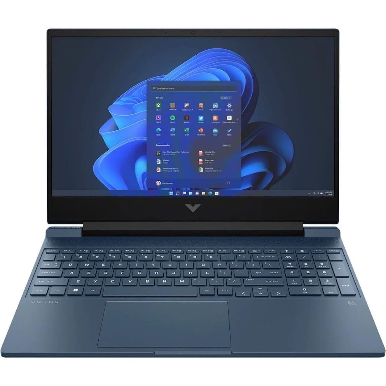 Ноутбук 15.6 HP Victus 15-fb3051ua FHD IPS/Ryzen 5-8645HS/16GB/1TB/RTX 3050 6GB/DOS/Blue