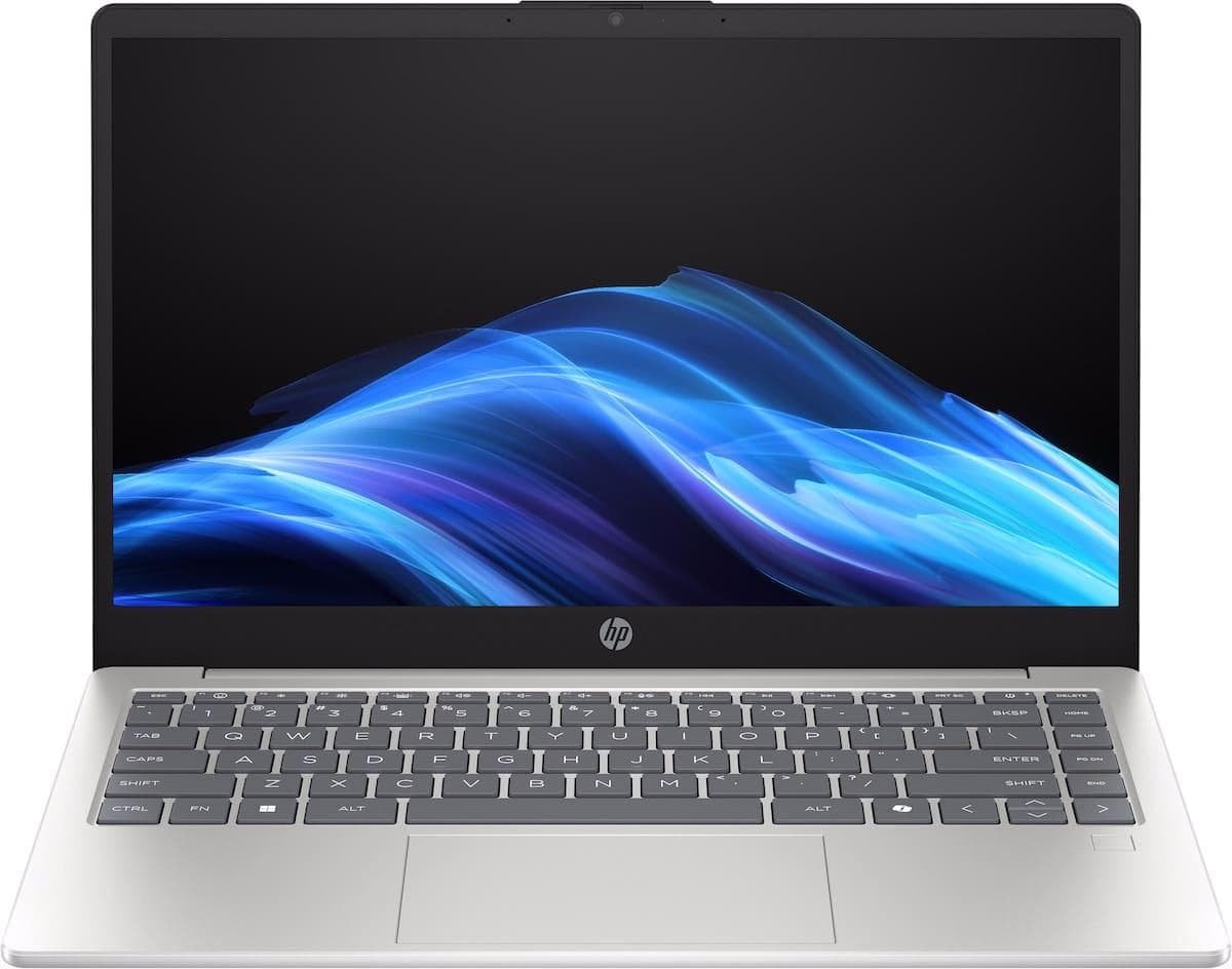 Ноутбук 14 HP 14-hc0000ua 1920x1080 IPS/Intel U7-255U/16GB/1TB/UMA/DOS/Silver