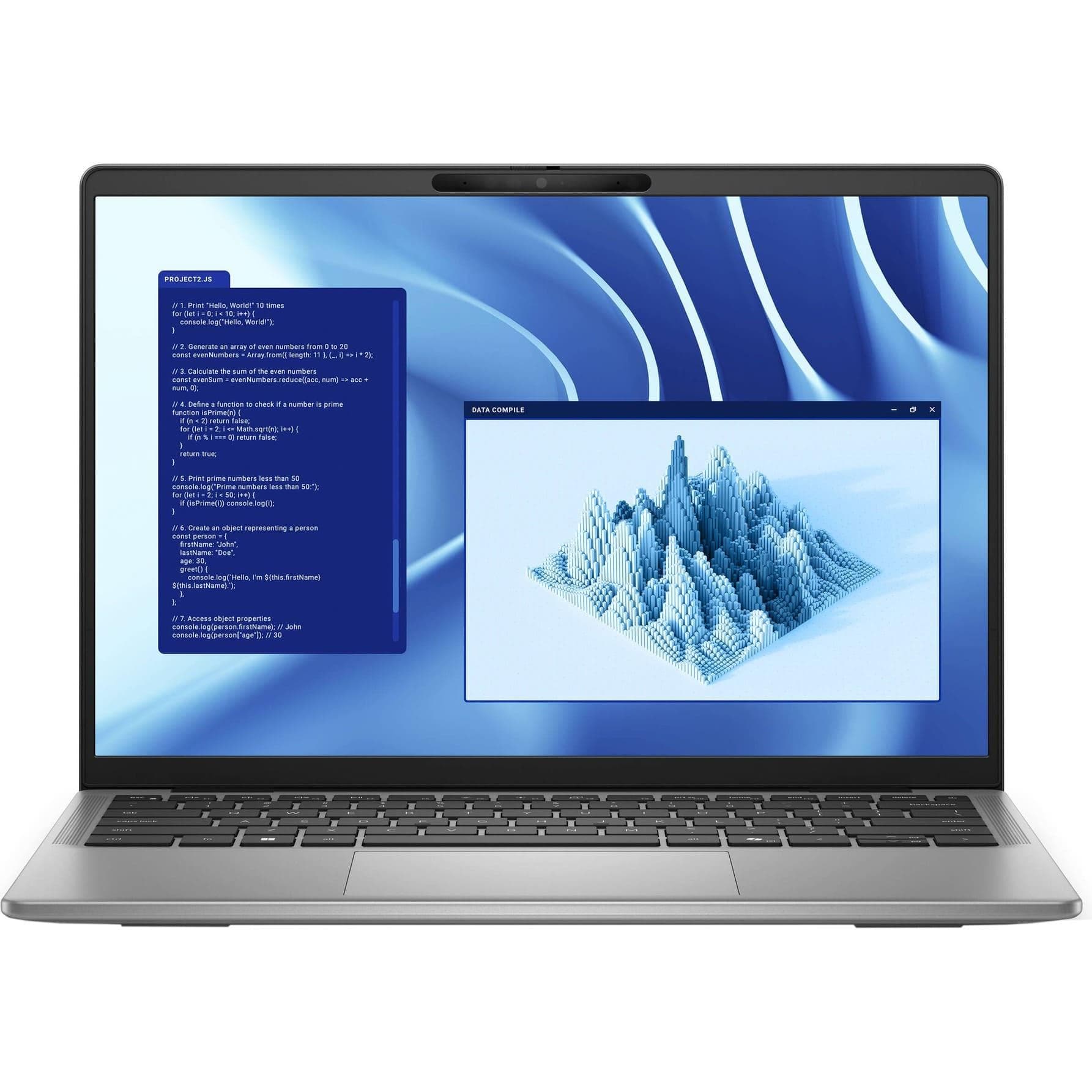 Ноутбук 14 Dell Latitude 7455 QHD+ Touch/Snapdragon X Elite 12C/32GB/512SSD/UMA/W11H