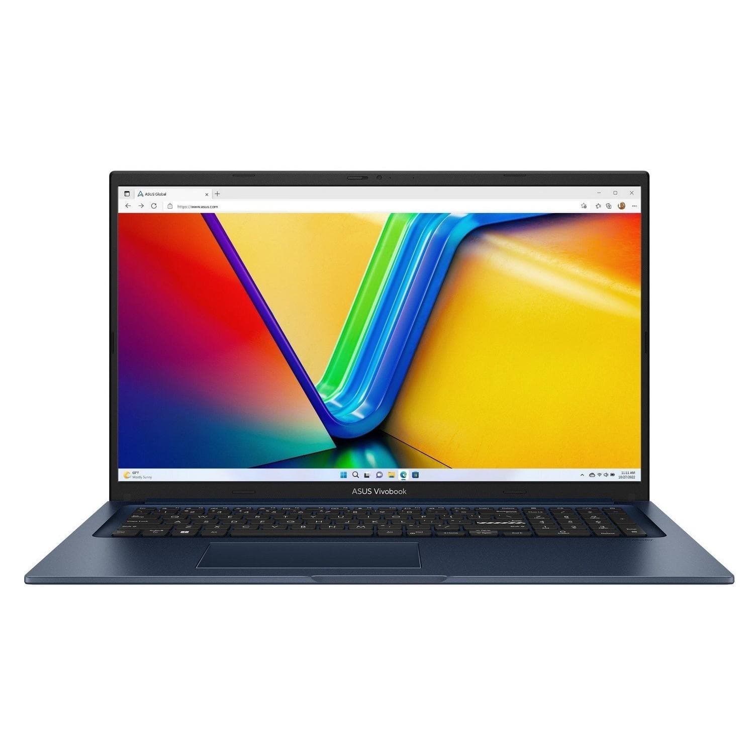 Ноутбук 17.3 ASUS Vivobook X1704VA-AU664 FHD IPS/U300/8GB/512GB/UMA/DOS/Dark Blue