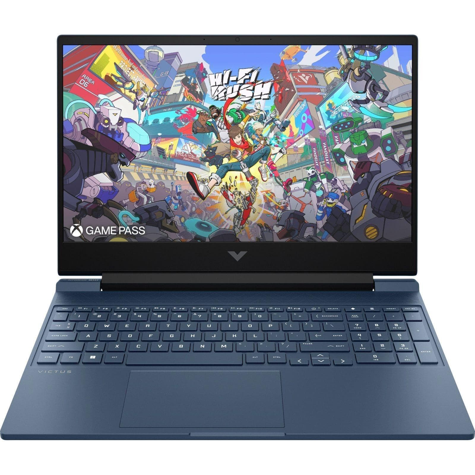 Ноутбук 15.6 HP Victus 15-fb3073ua FHD IPS/Ryzen 7 7445HS/16GB/512SSD/RTX 4050 6GB/DOS/Blue