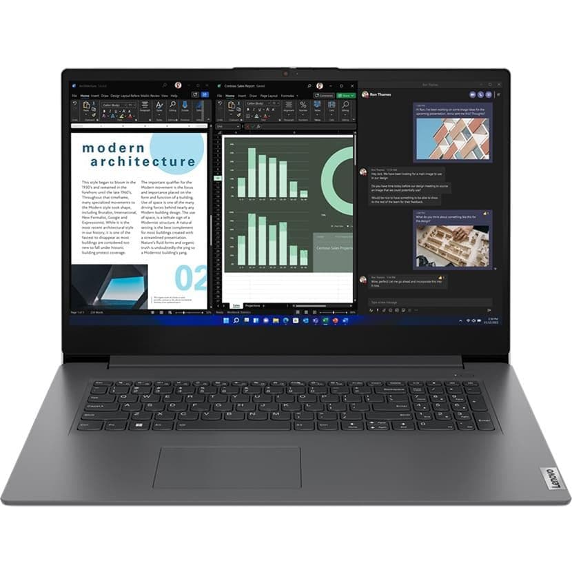 Ноутбук 17.3 Lenovo V17-G4 FHD IPS/Intel i3-1315U/16GB/512SSD/UMA/W11P/Gray