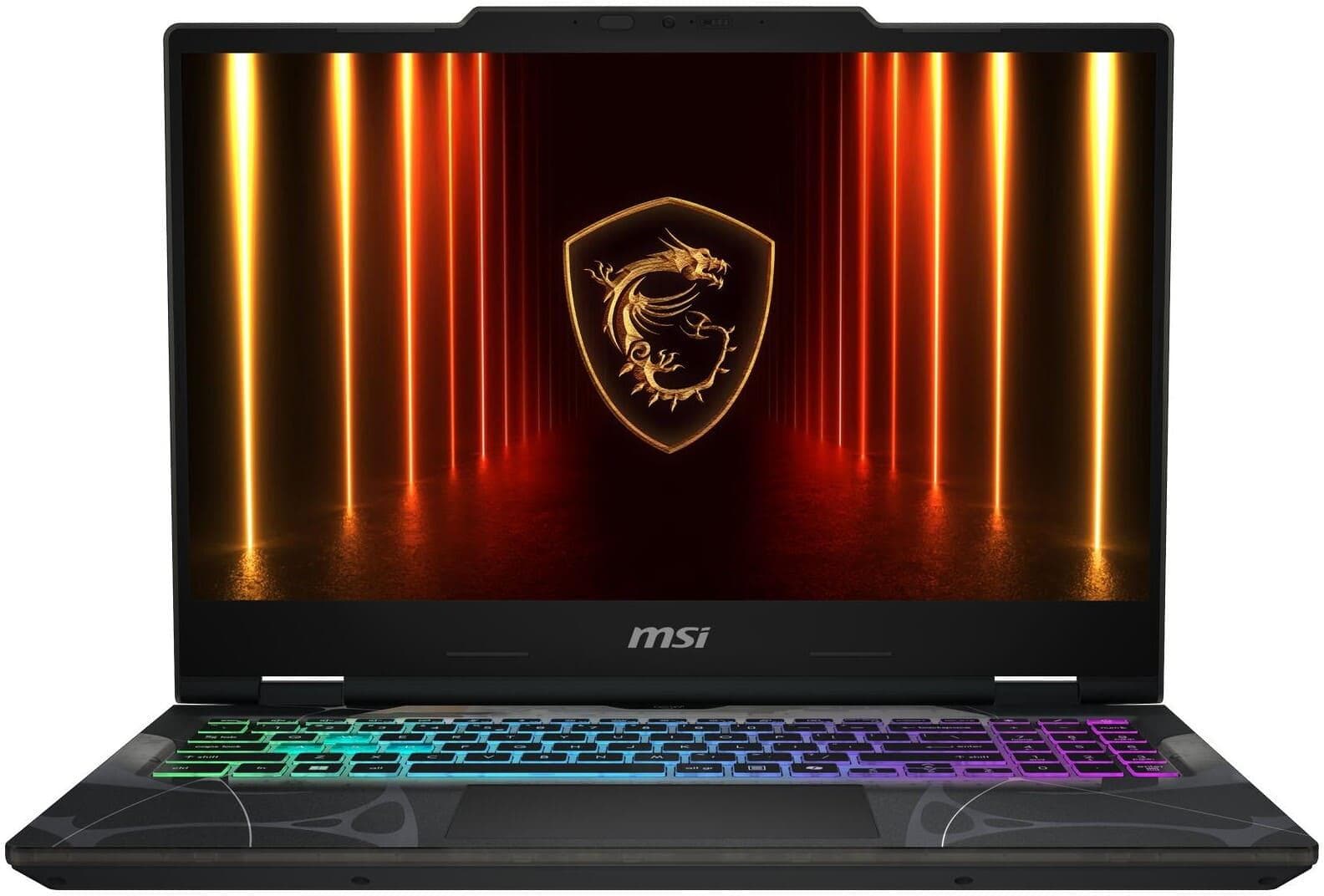 Ноутбук 15.6 MSI Cyborg A15 AI B2HWEKG-227XUA FHD/Ryzen 7 260/16GB/512SSD/RTX 5050 8GB/DOS/Black