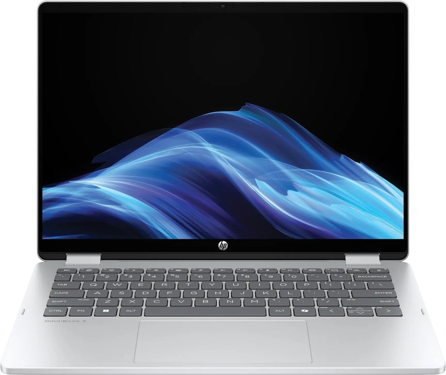 Ноутбук 14 HP OmniBook 5 Flip x360 14-fp0026ua 1920x1200 IPS Touch/Core 7-150U/24GB/512SSD/Intel Graphics/DOS/Silver
