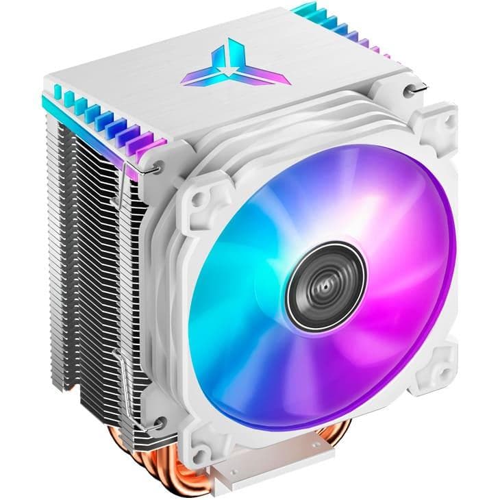 Кулер для процессора JONSBO CR-1400 White (92mm/LGA115X/1200/1700, AMD AM4/AM5/4 тепл. трубки)