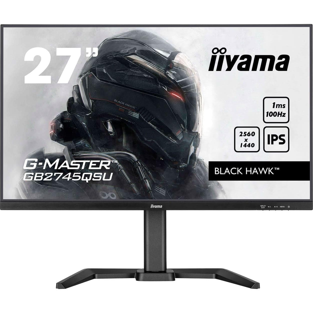 Монітор 27" Iiyama GB2745QSU-B2 QHD IPS 100Hz