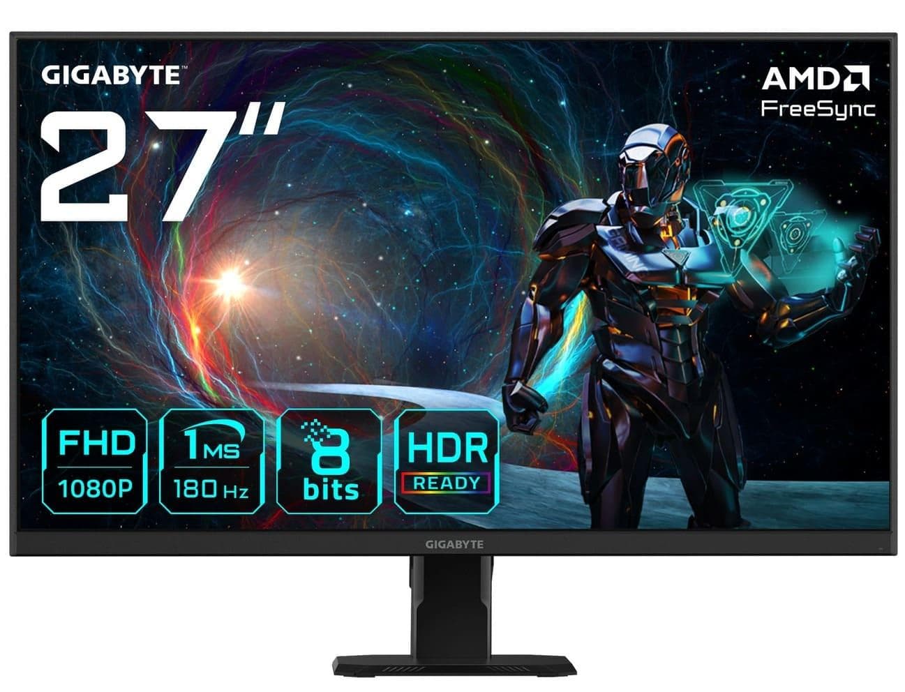 Монітор 27" Gigabyte GS27FA Gaming Monitor FHD IPS 180Hz