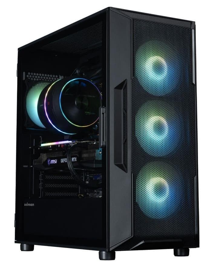 Корпус Zalman I3 Neo ARGB V2 Tempered Glass без БЖ Black