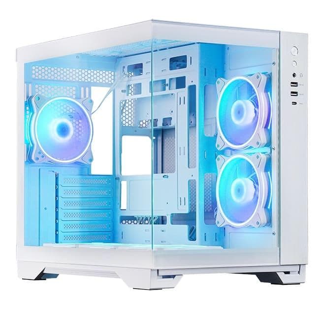 Корпус Chieftec VISIO GM-30W-TG-OP White (GM-30W-TG-OP) без БЖ
