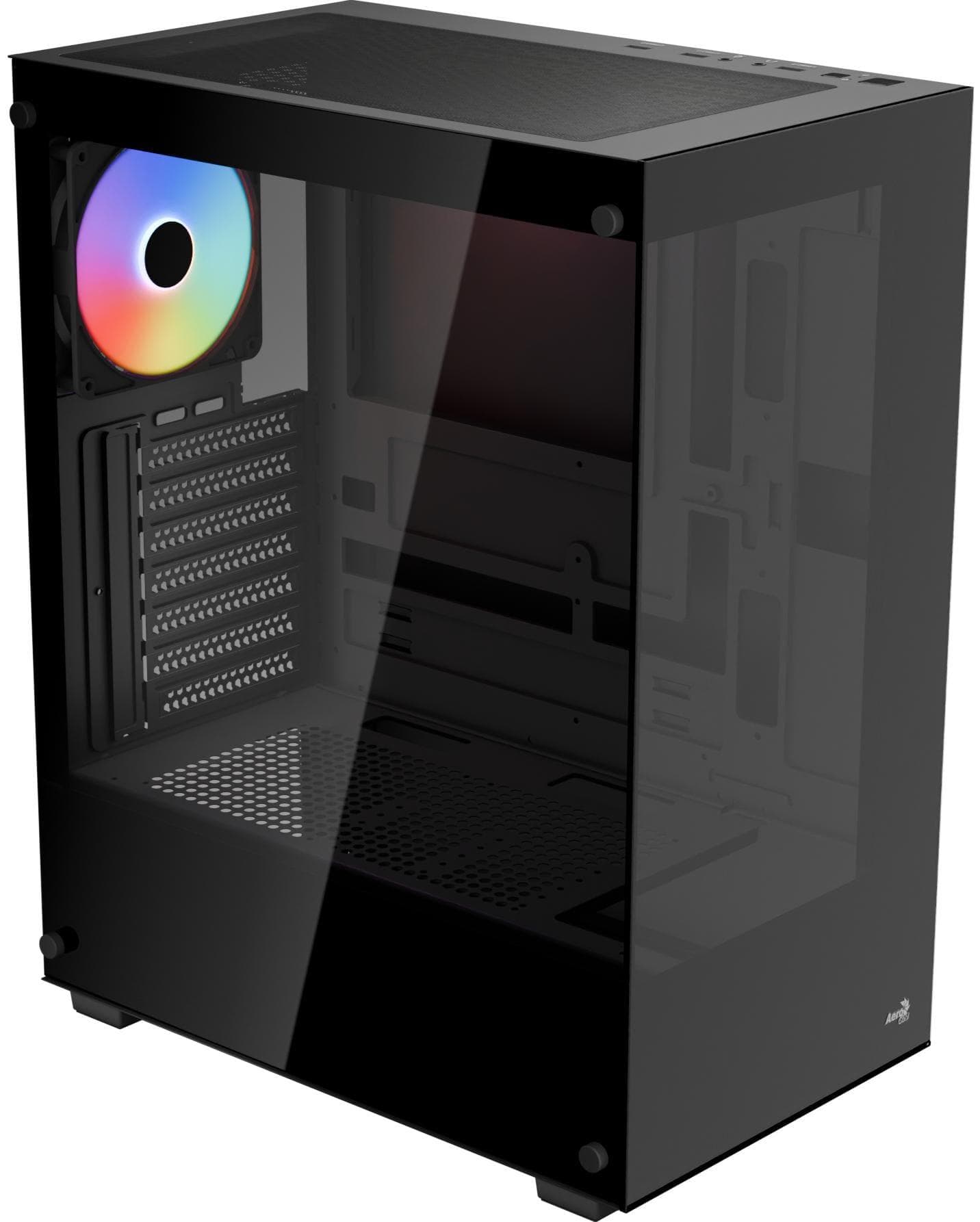 Корпус AeroCool Pivot-G-BK-v1 (ACCM-ES08013.11) Black без БП