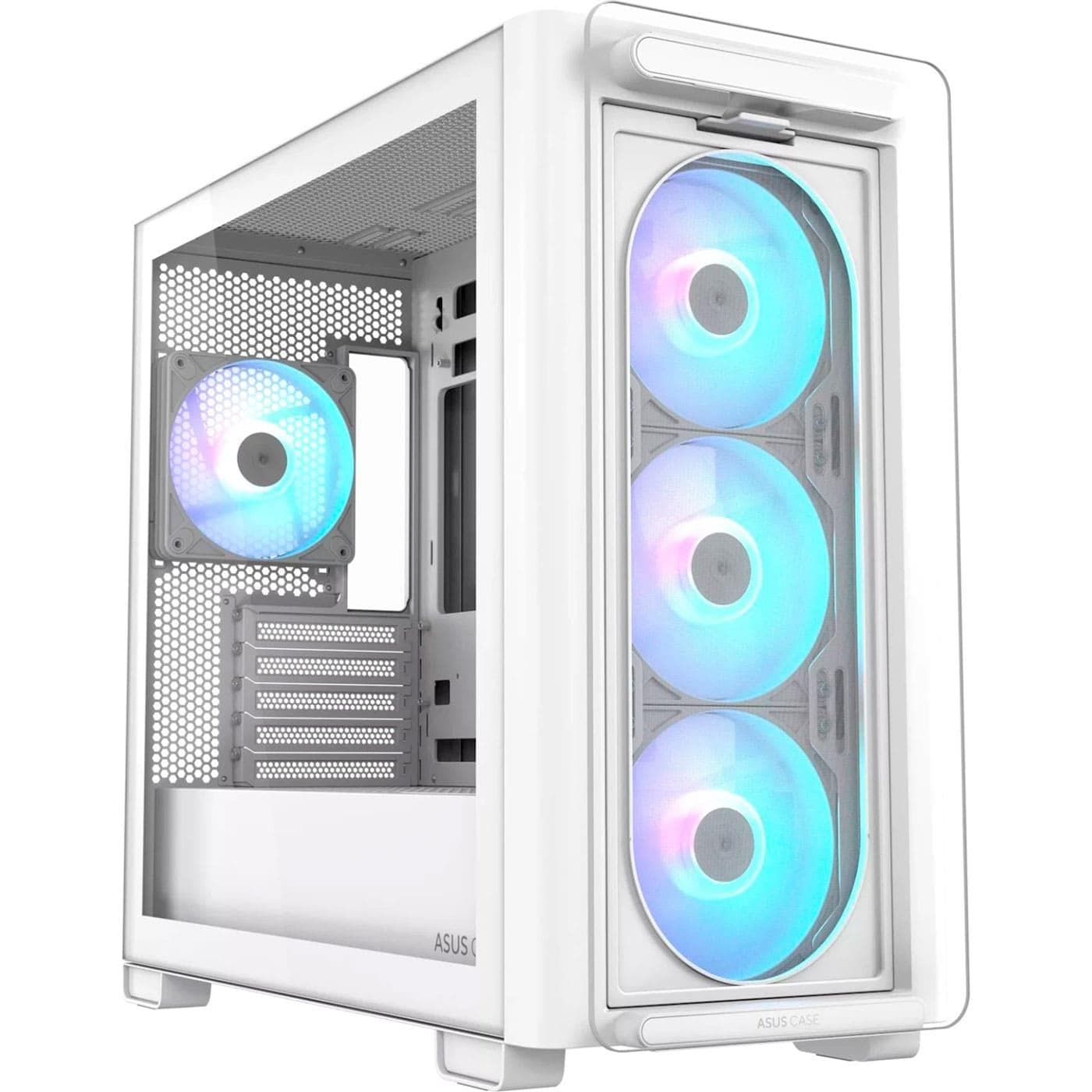 Корпус Asus A23 Plus Tempered Glass ARGB BTF без БП (90DC00K3-B19010) White