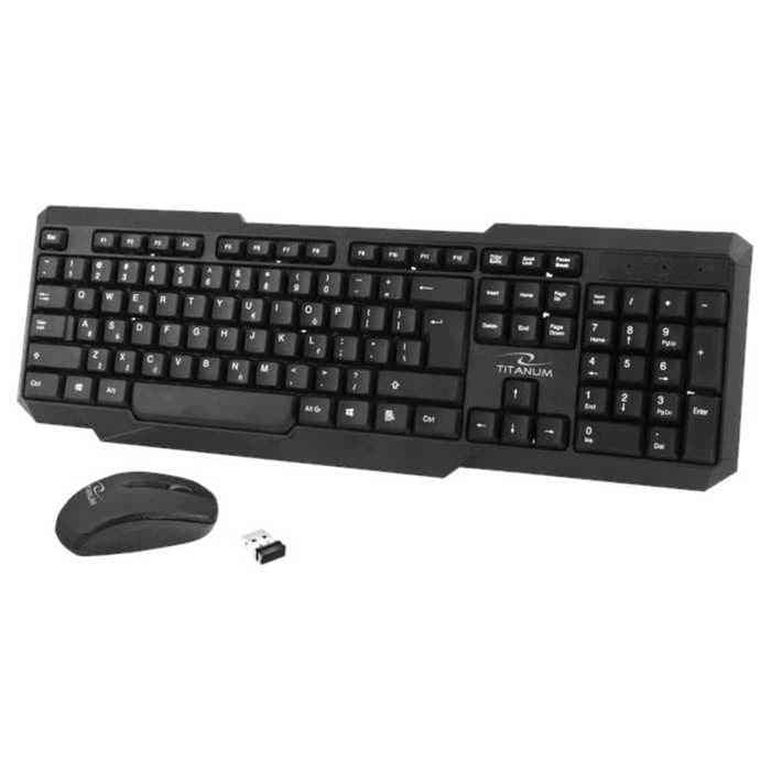 Комплект (Клавіатура та Миша) Esperanza TK108UA Titanum Memphis USB Black