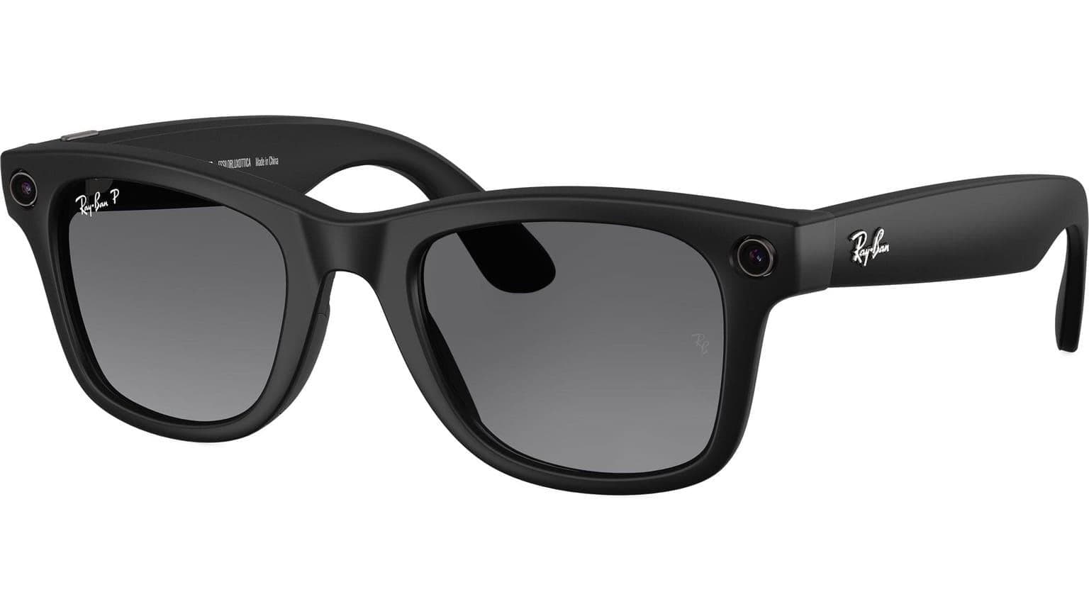 Ray-Ban Meta Wayfarer Gen 2 Large Matte Black Frame / Gradient Graphite Lenses (RW4012 601ST3 53-22)
