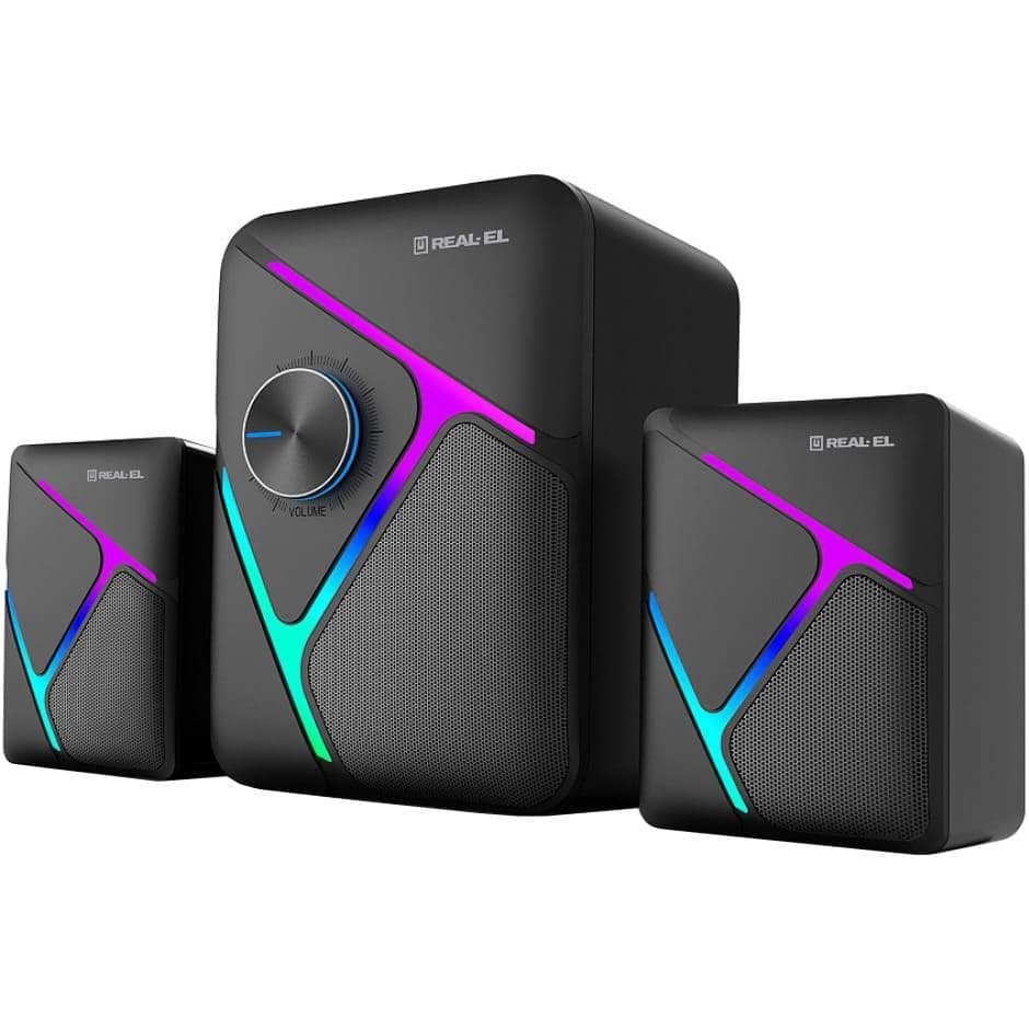 Акустична система 2.1 REAL-EL M-320 Black