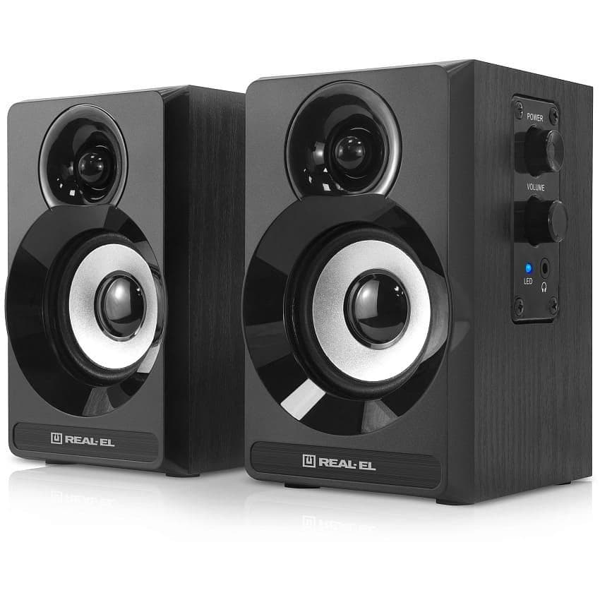 Акустична система 2.0 REAL-EL S-217 Black