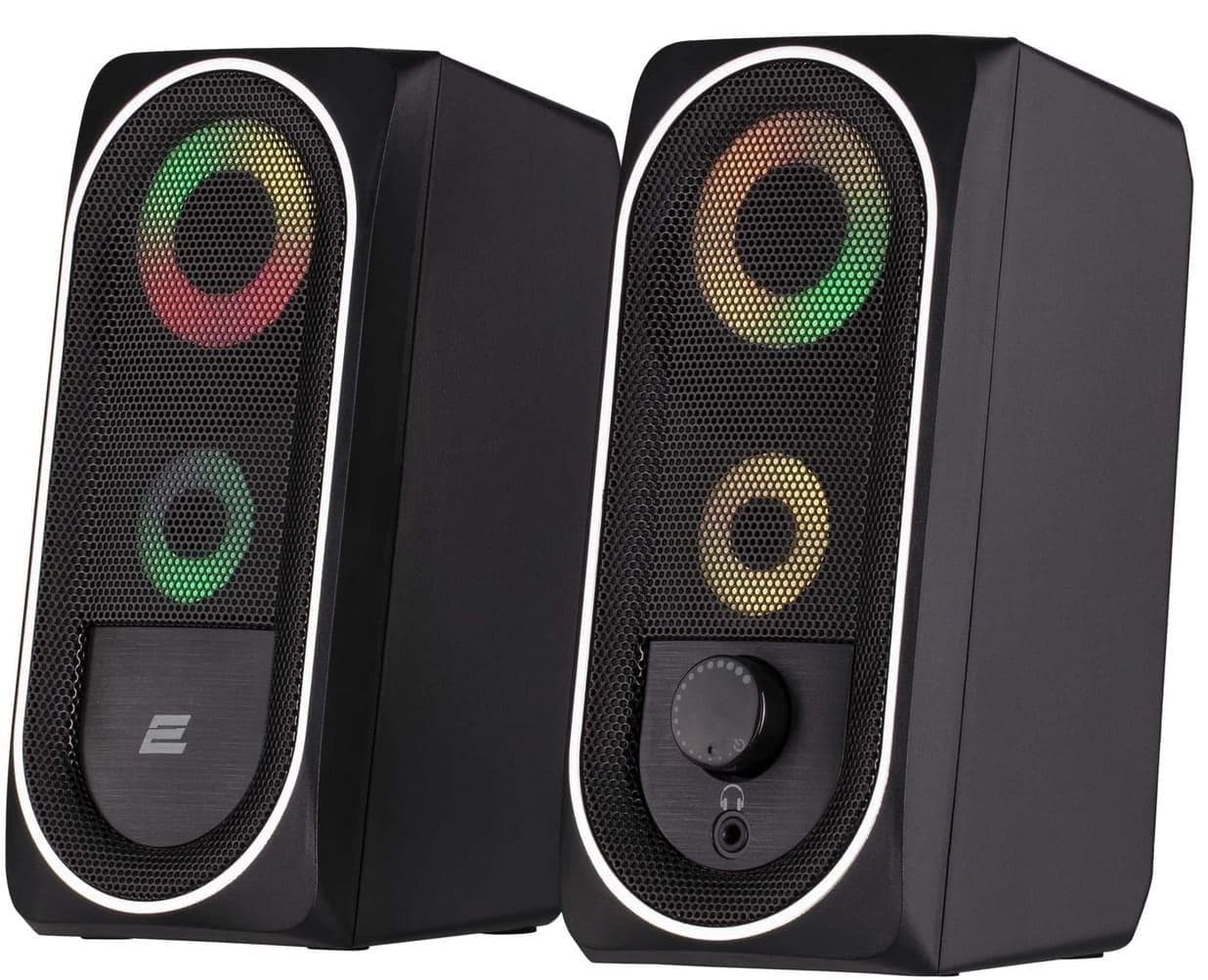 Акустична система 2.0 2E PCS234 RGB USB Black