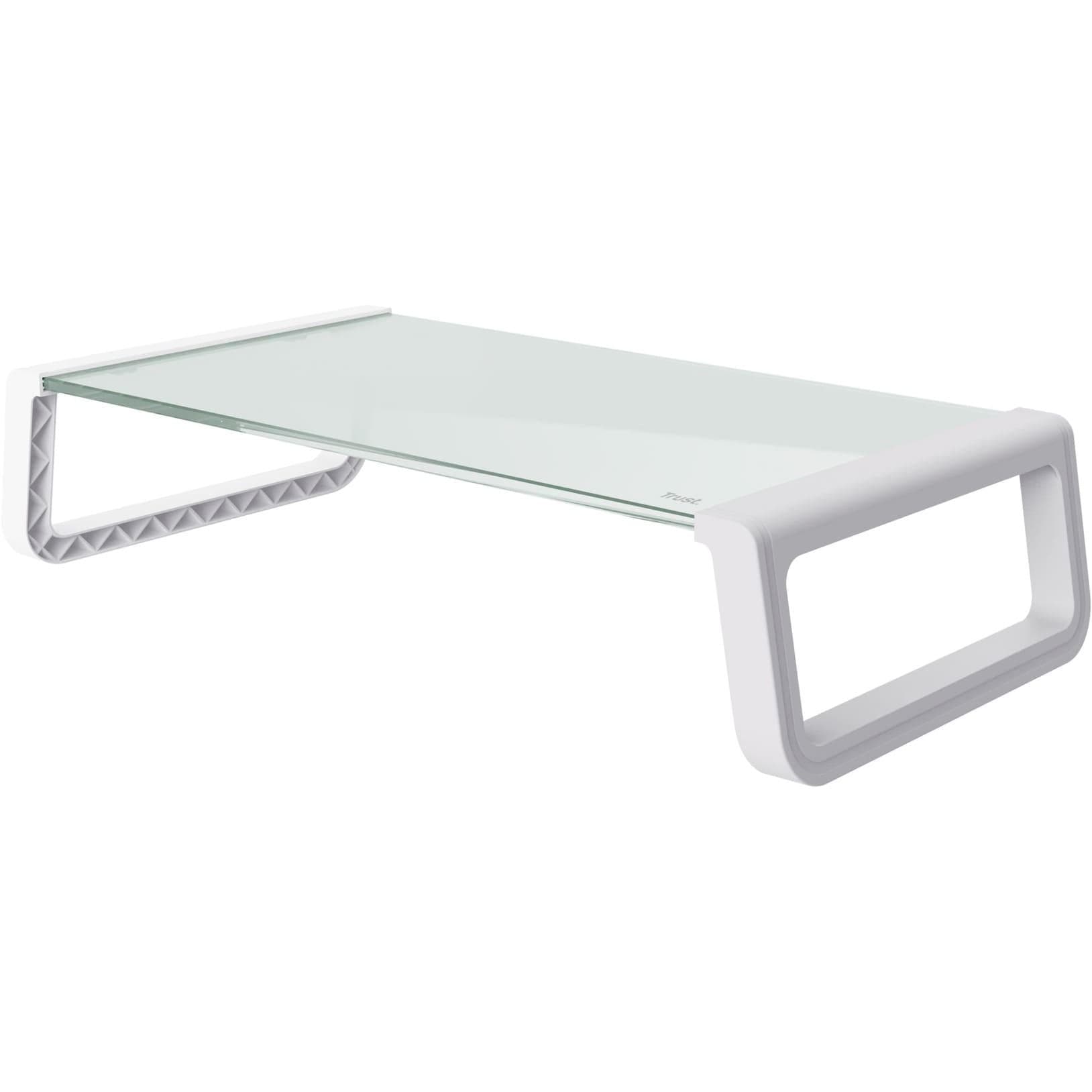 Підставка під монітор Trust Monta Glass Monitor St and White