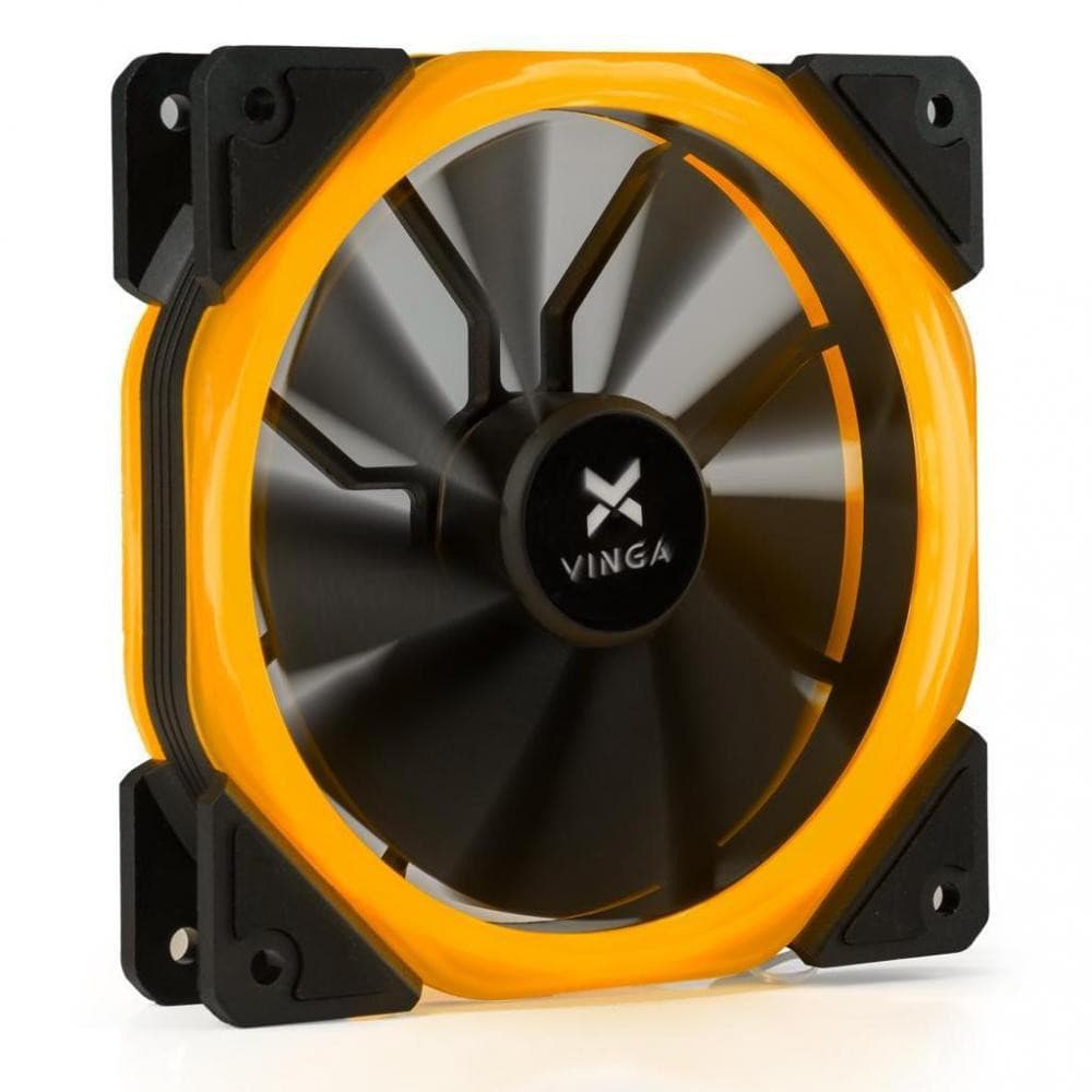 Вентилятор Vinga LED fan-01 orange