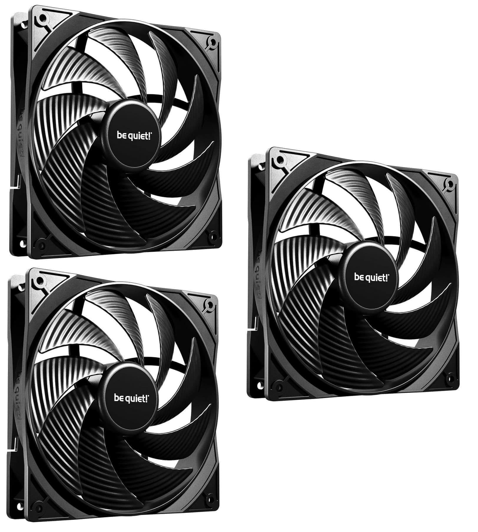 Комплект вентиляторов be quiet! PURE WINGS 3 140mm PWM high-speed 3 шт (BL138)