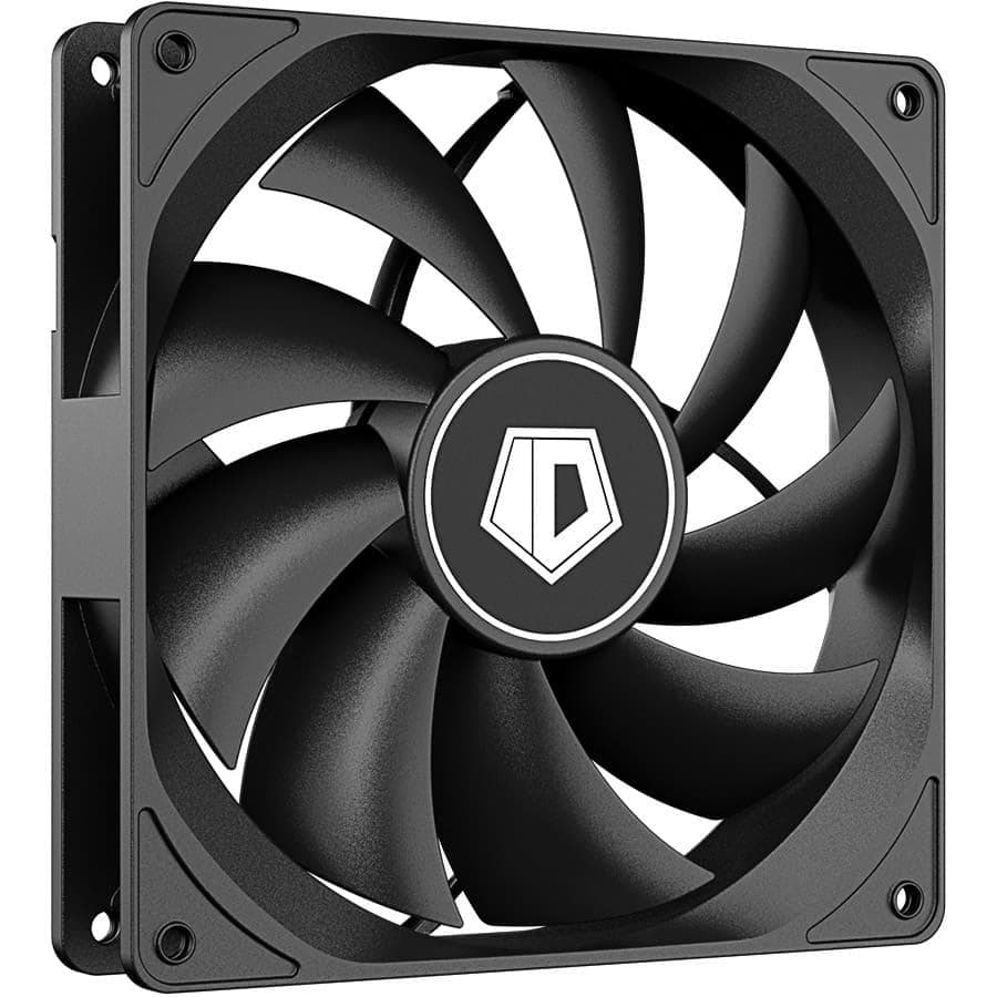 Вентилятор ID-Cooling FL-12025K, 120 x 120 x 25мм, 3-pin, черный