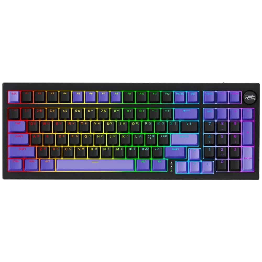 Клавіатура Proove Gaming Slicker Pro (Ukraine Layout) Black Purple