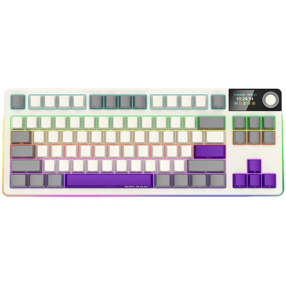 Клавіатура Lorgar KBP70TKLW Pro Wireless TKL EN/UA Beige