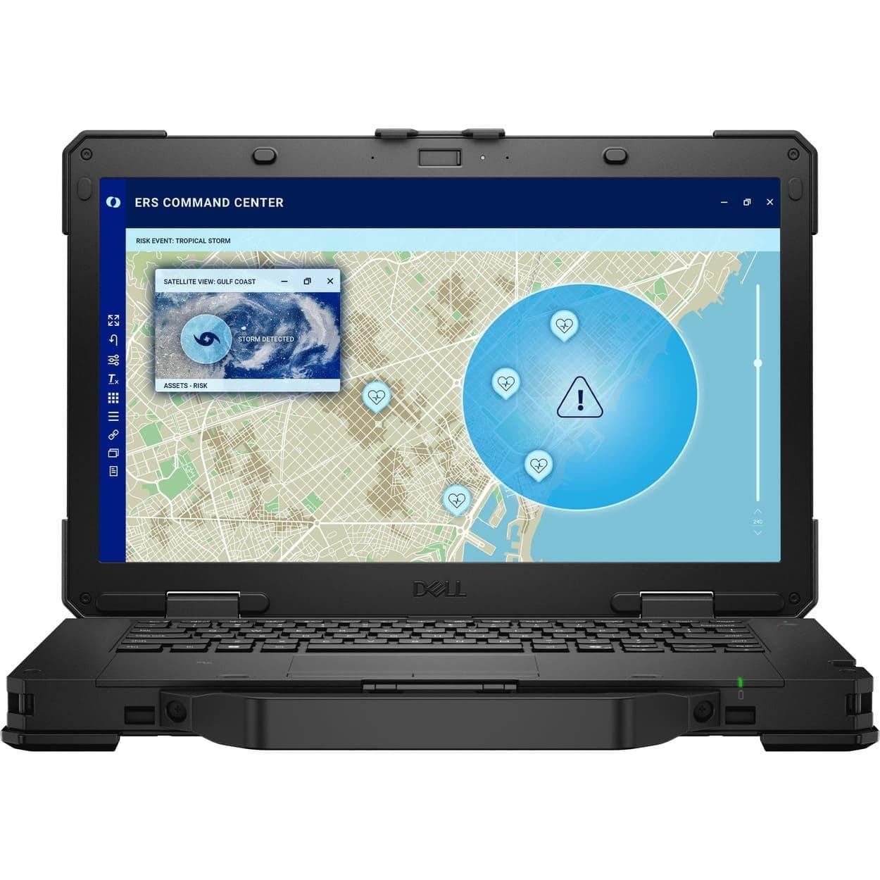 Ноутбук 14 Dell Pro Rugged 14 RB14250 FHD Touch/Intel U5-135U/16GB/512SSD/Intel Graphics/DOS