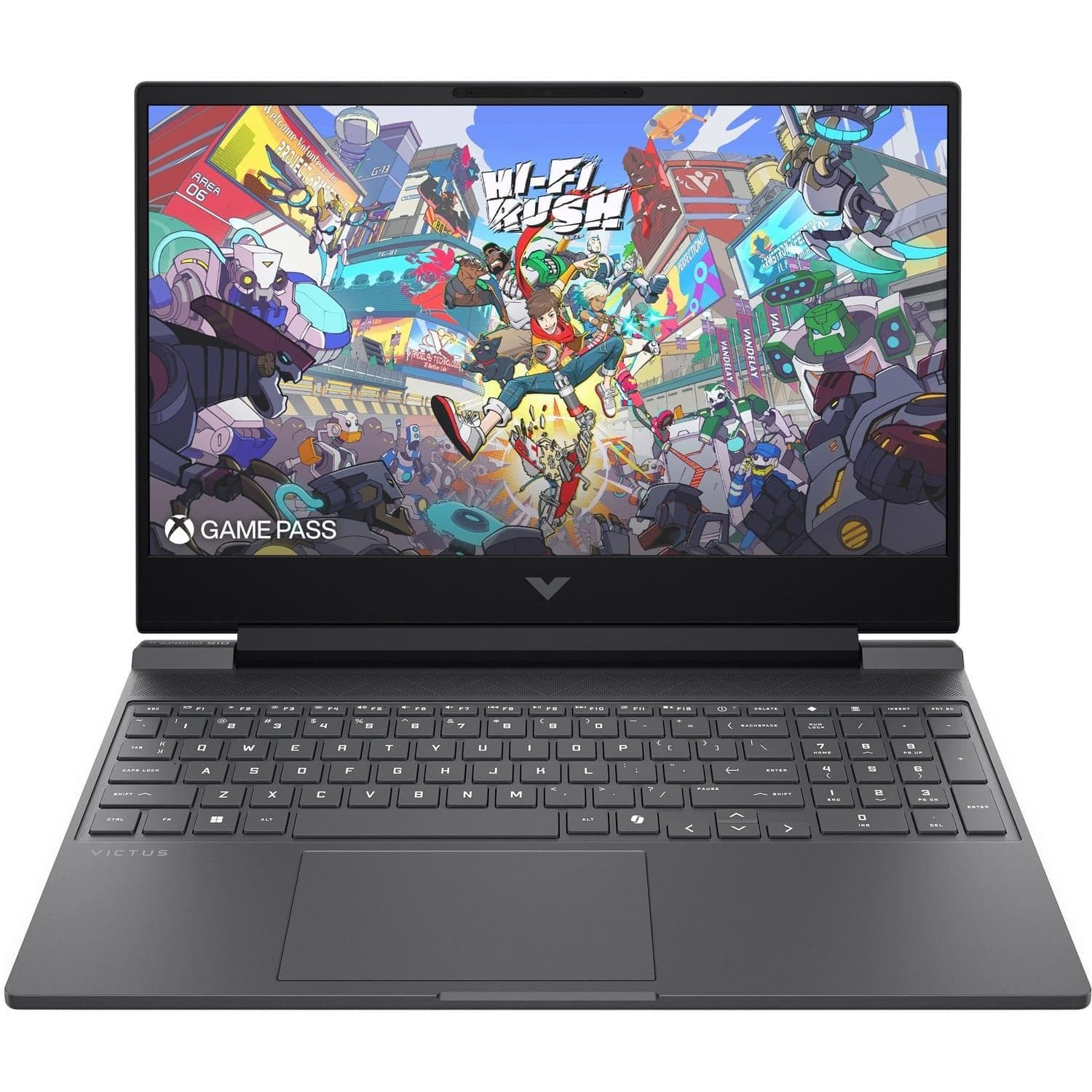 Ноутбук 15.6 HP Victus 15-fa2046ua FHD IPS/Intel i5-14450HX/24GB/512SSD/RTX 4050 6GB/DOS/Gray