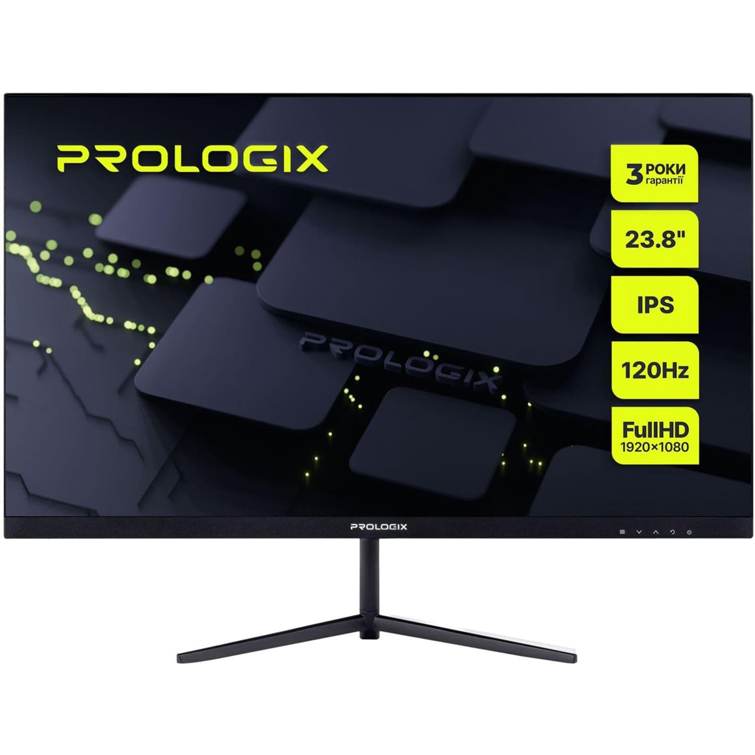 Монітор 23.8" Prologix PL2425HD Black 1920x1080 (FullHD) IPS 120 Hz