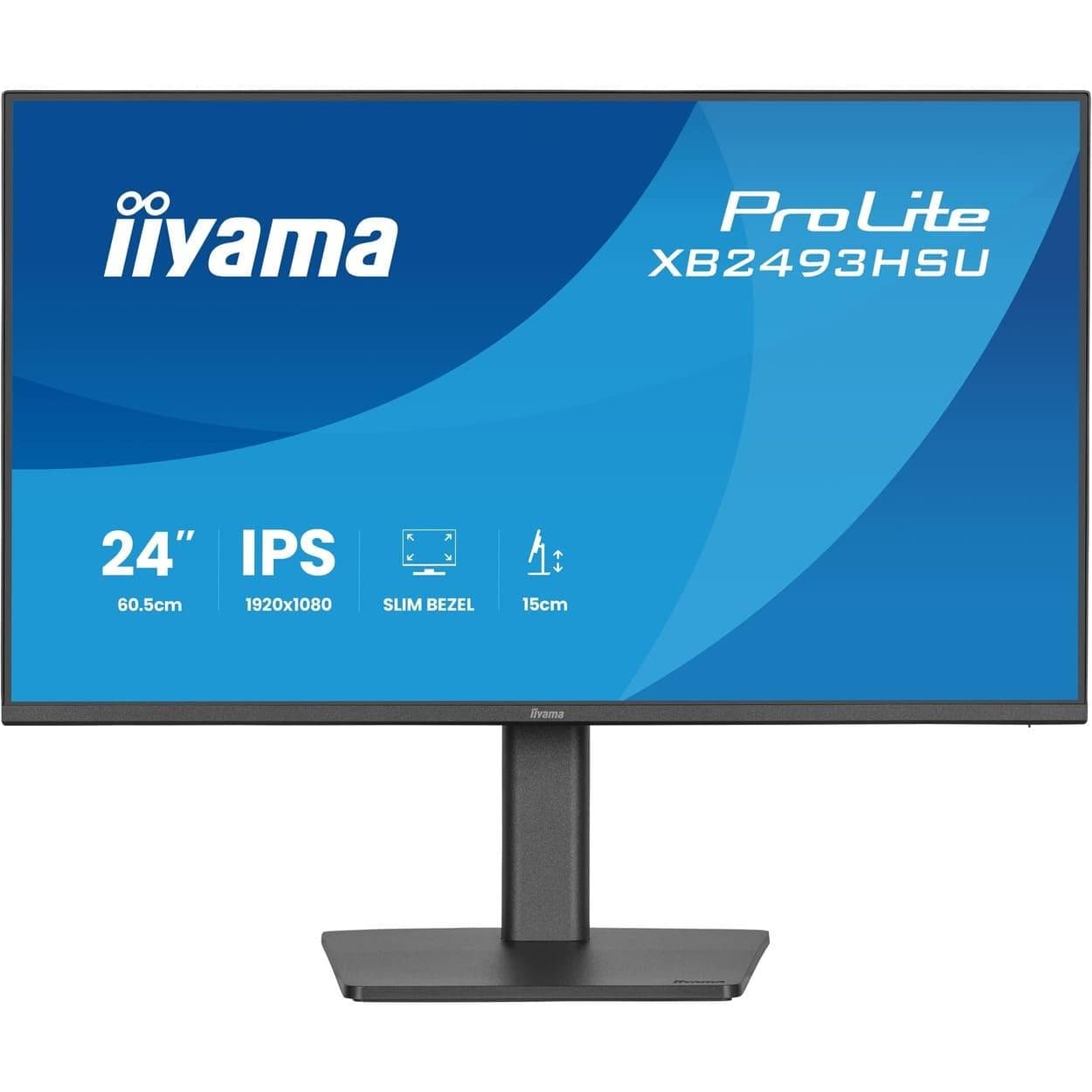 Монітор 24" Iiyama XB2493HSU-B1 1920x1080 (FullHD) IPS 120 Hz