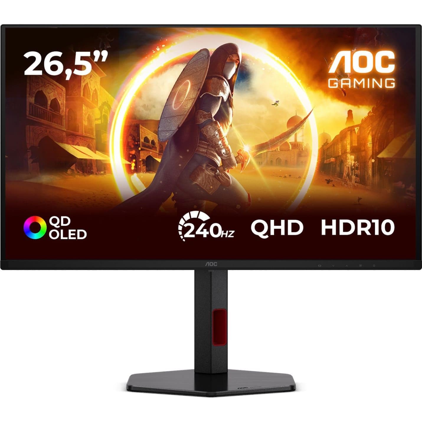 Монітор 26.5" AOC Q27G4ZDR 2560x1440 (QHD, 2K) QD-OLED 240 Hz
