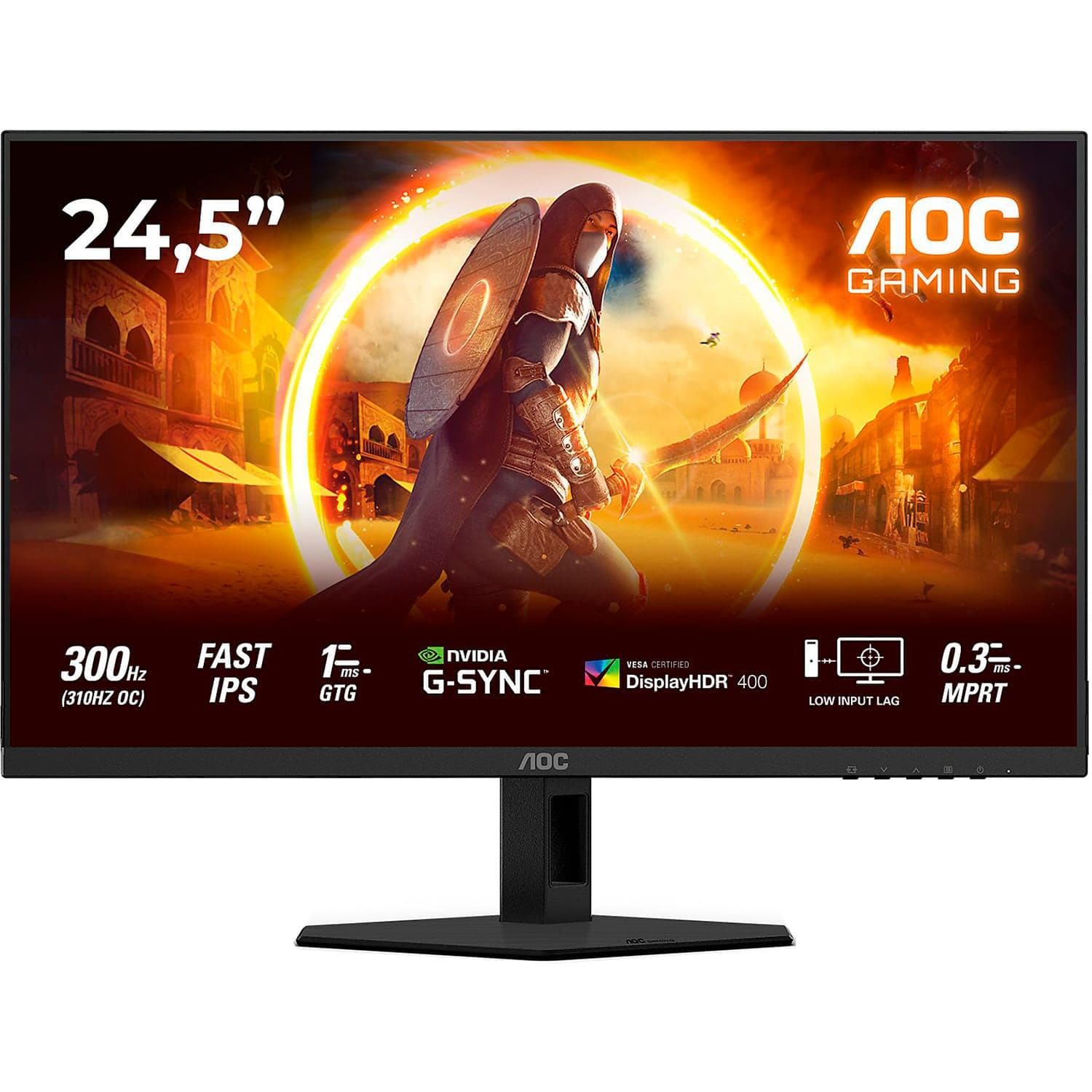 Монітор 24.5" AOC 25G4SRE 1920x1080 (FullHD) IPS 300 Hz