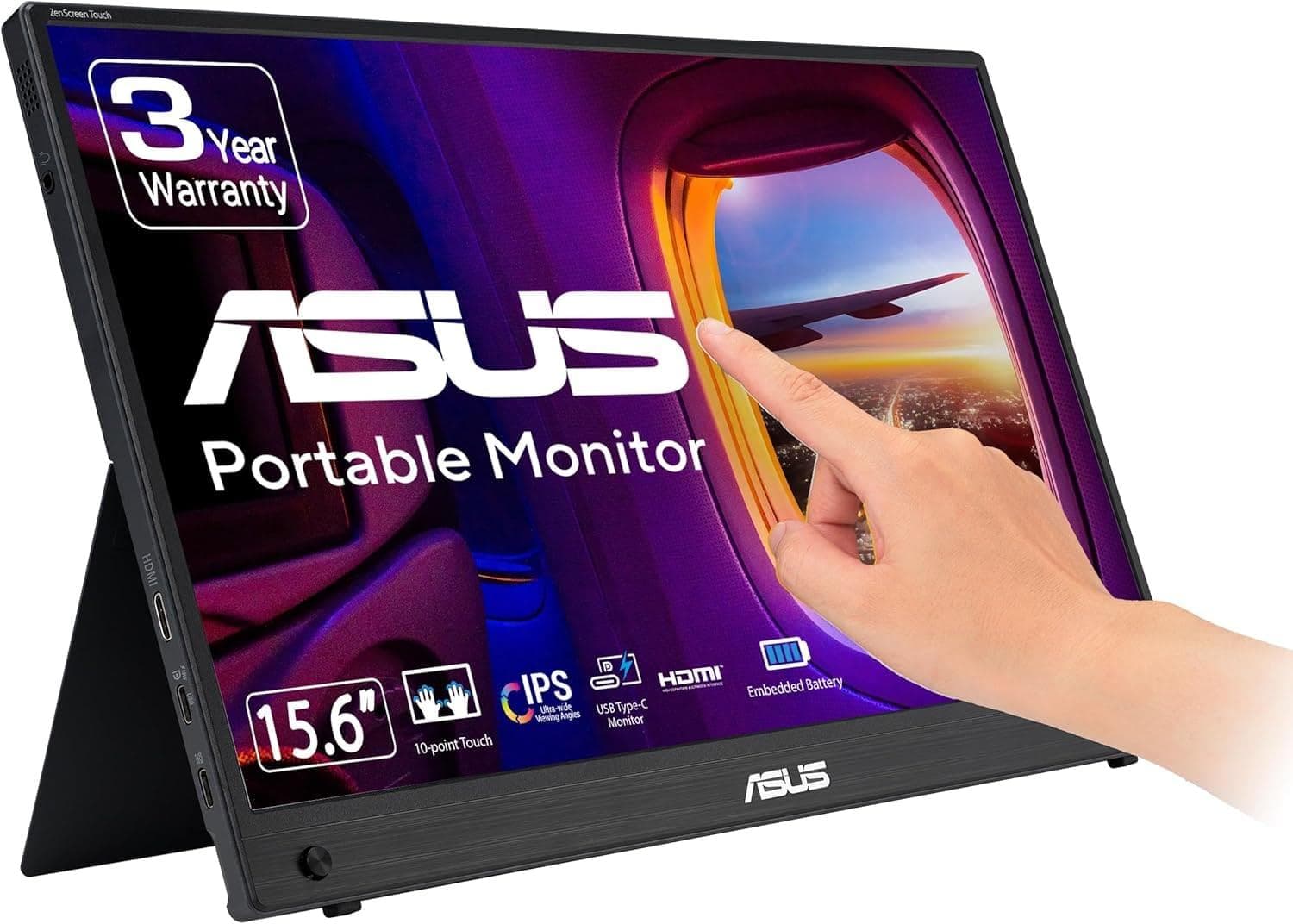 Монітор 15.6" ZenScreen MB16AMTR Portable (90LM04S0-B02170) 1920x1080 (FullHD) IPS 60 Hz
