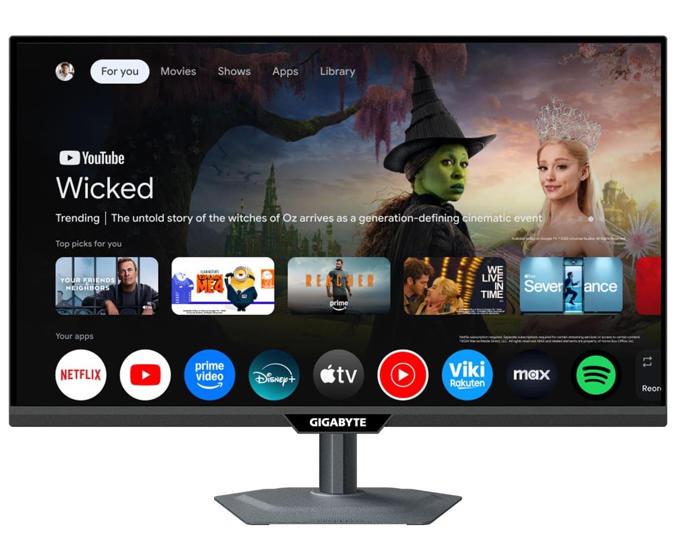 Монітор 27" Gigabyte M27QS 2560x1440 (QHD, 2K) IPS 180 Hz