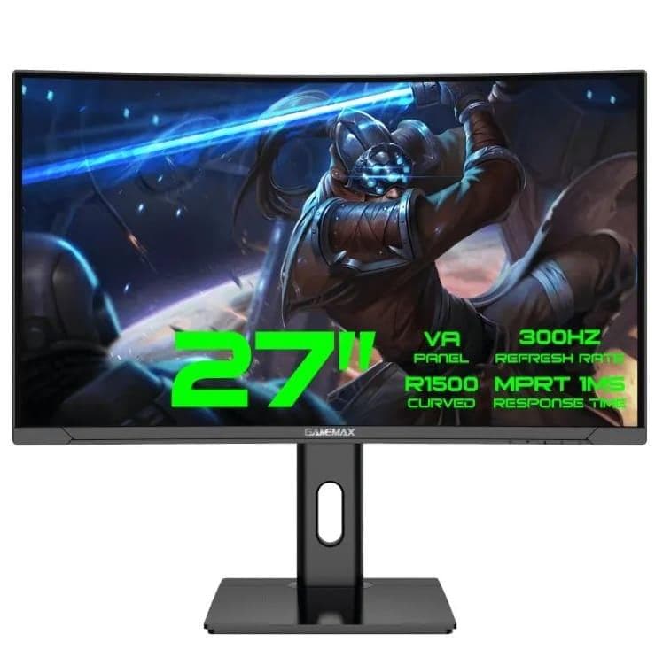 Монітор 27" GameMax GMX27C300 Curved 1920x1080 (FullHD) VA 300 Hz